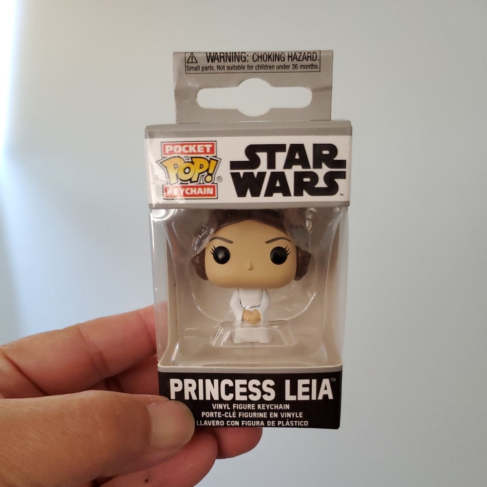 Funko Pocket Pop Keychain Star Wars Princess Leia Vinyl Figure 53050